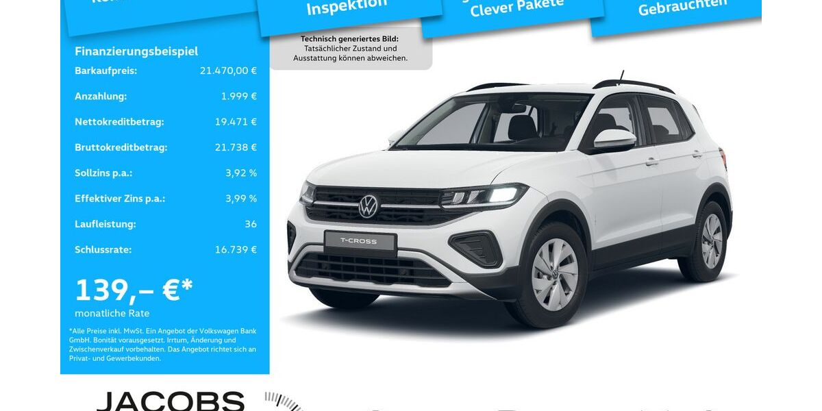 VW T-Cross 3.819 km 21.470 &euro; Bergheim 50126