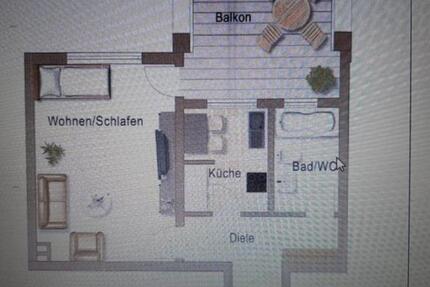 Apartment: 1 Zi.-Wohnung 51qm, 51381 Leverkusen, Am Weidenbusch 1 zimmer