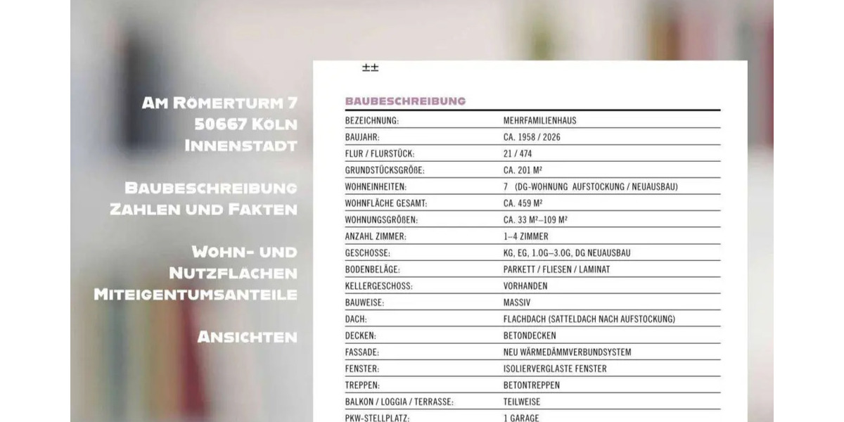 Etagenwohnung Köln Altstadt-Nord - 4 Zimmer, 110 m&sup2;, 840.000&euro; | Angebot:26401831