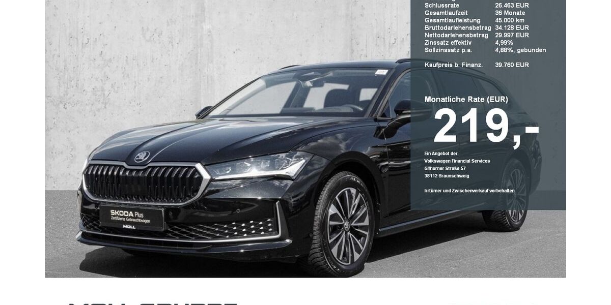 Skoda Superb 16.804 km 38.880 € Düsseldorf 40474