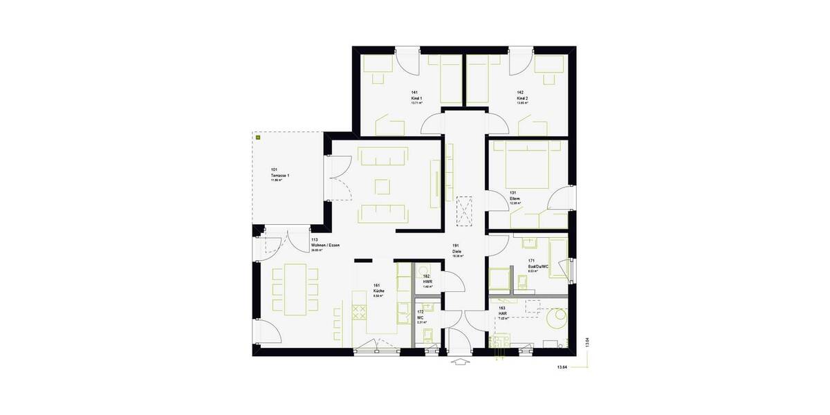 Einfamilienhaus Bergheim Kenten - 6 Zimmer, 131 m&sup2;, 511.598&euro; | Angebot:26787906