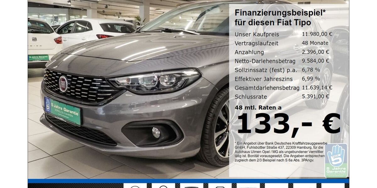 Fiat Tipo 58.885 km 11.980 &euro; Düsseldorf 40231