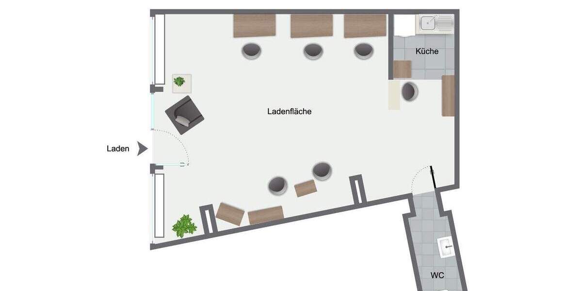 Gewerbeobjekt Düsseldorf Friedrichstadt - 159.000&euro; | Angebot:24157580