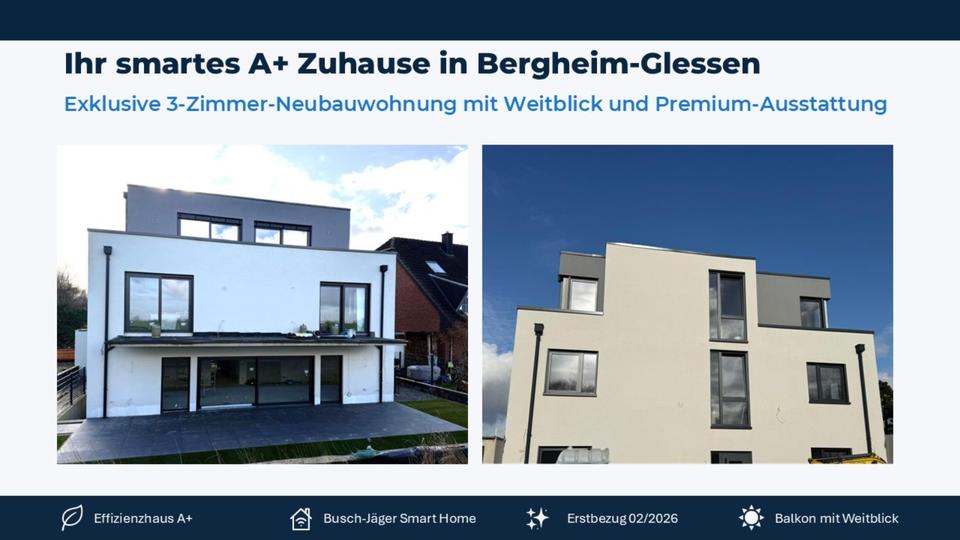 Premium-Neubau A+ · 3 Zimmer · Balkon · Smart Home · Erstbezug zimmer