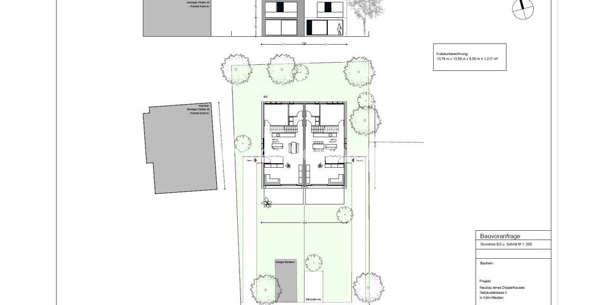 Grundstück Köln Weiden - 980.000&euro; | Angebot:26349300