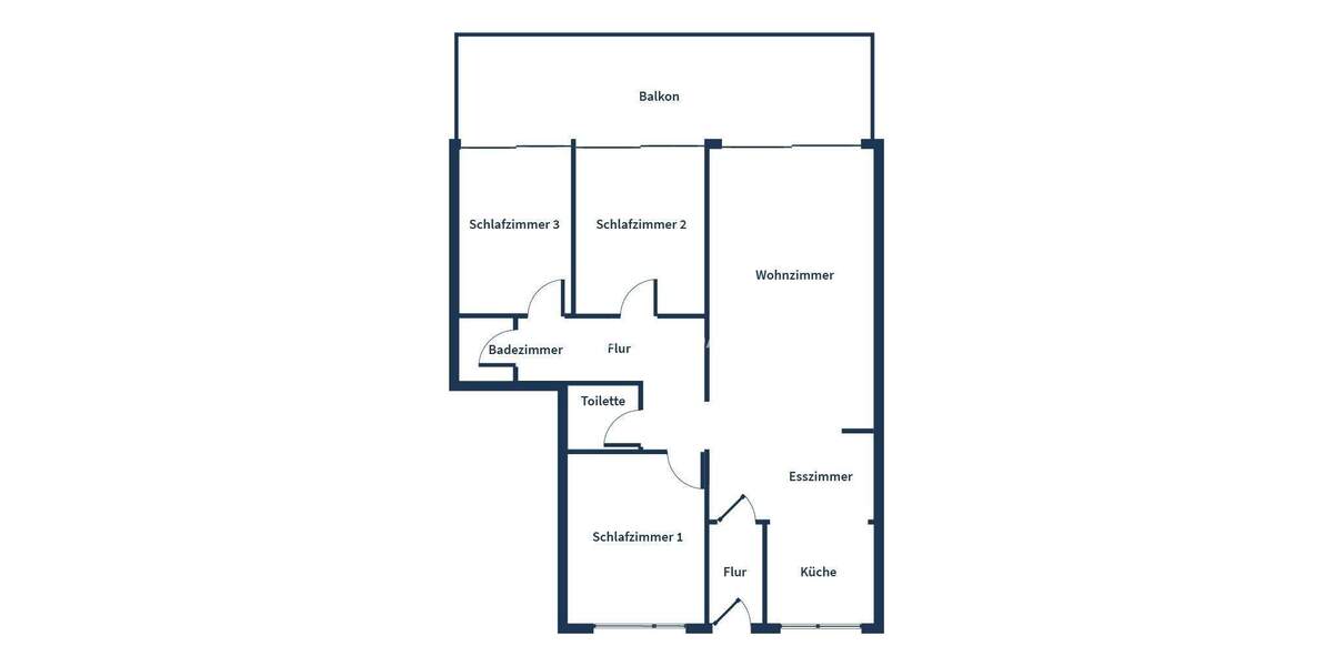 Großzügige 4-Zimmer-Wohnung mit 100 m² Wohnfläche, Loggia und EBK 4 zimmer