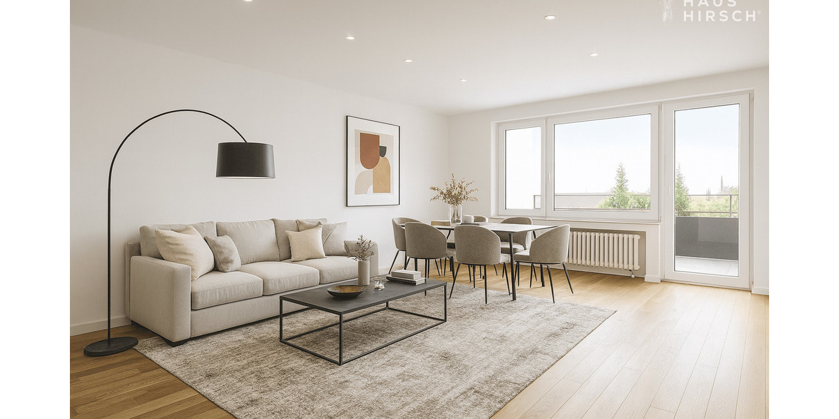 Traumhafte 3-Zimmer-Wohnung mit zentraler und dennoch ruhiger Lage sowie einem geräumigen Balkon! 3 zimmer