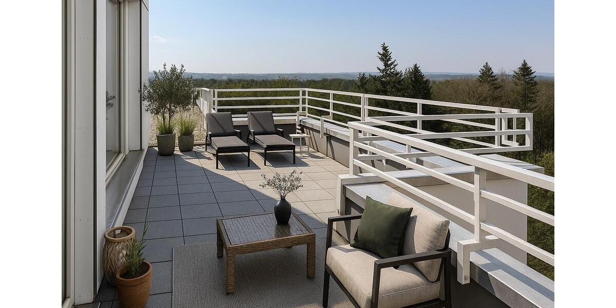 2 Zimmer Wohnung zu vermieten - kernsaniert, Ausblick, Terasse 2 zimmer