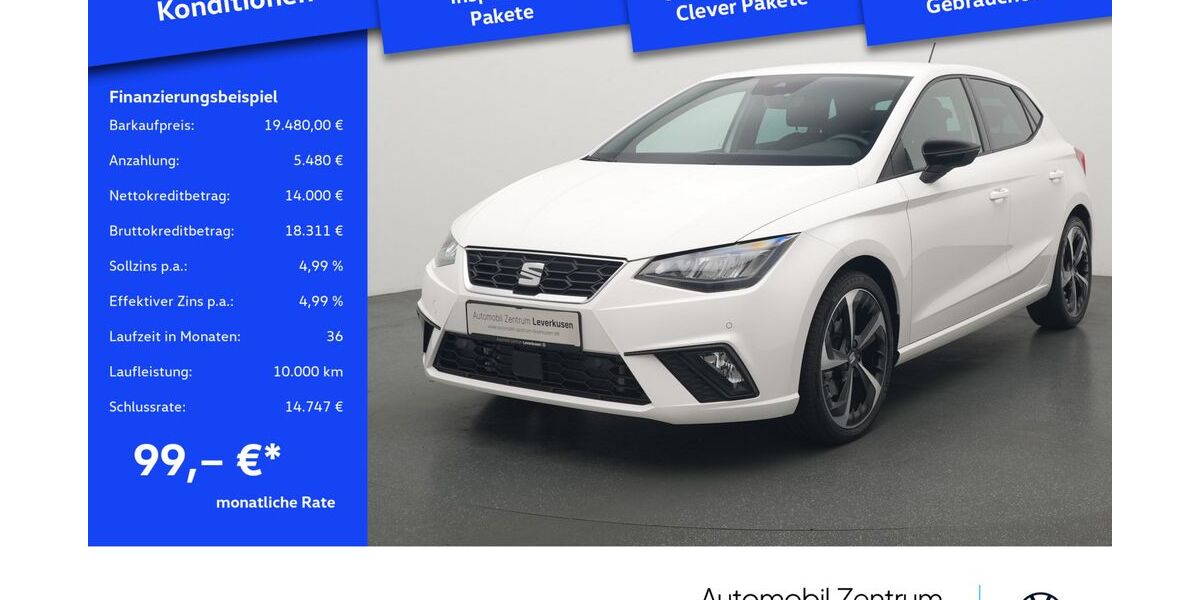 Seat Ibiza 14.889 km 19.480 € Leverkusen 51379