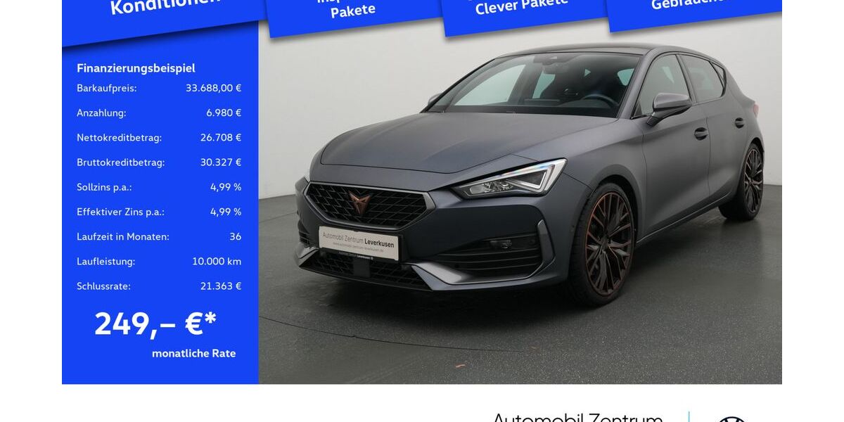 Cupra Leon 11.853 km 33.680 &euro; Leverkusen 51379