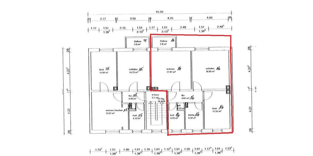 Etagenwohnung Remscheid - 3 Zimmer, 64 m&sup2;, 149.000&euro; | Angebot:26819161