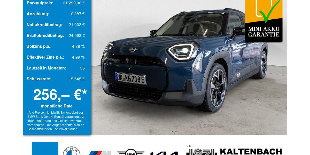 Mini Aceman E 7.000 km 31.290 &euro; Bergisch Gladbach 51469
