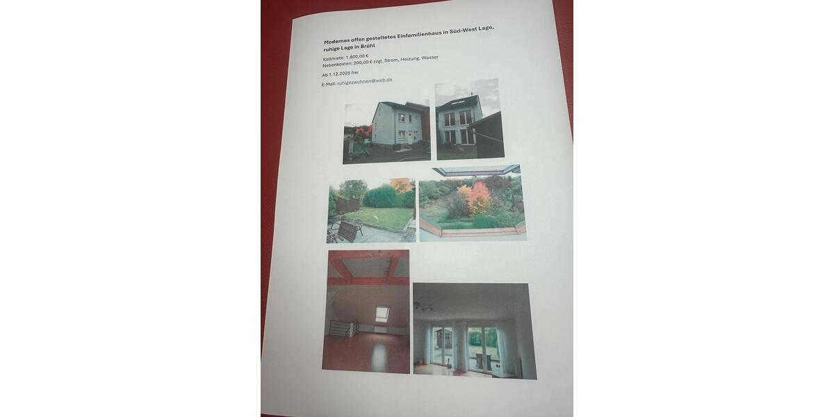 Modernes offen gestaltetes Haus in Süd West Lage in Brühl 4 zimmer