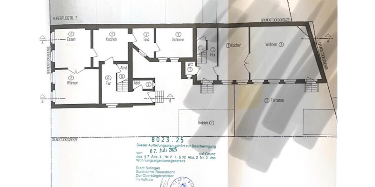 Erdgeschoßwohnung Solingen Ohligs - 2 Zimmer, 55 m&sup2;, 117.000&euro; | Angebot:23457165