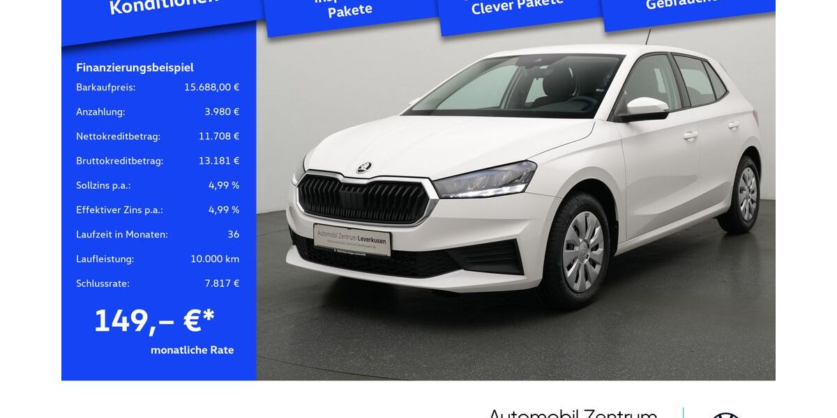 Skoda Fabia 27.317 km 14.980 &euro; Leverkusen 51379