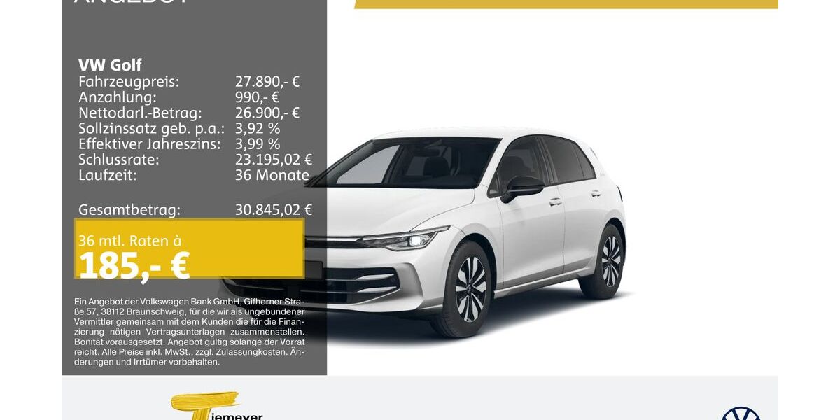 VW Golf 23.752 km 27.890 &euro; Remscheid 42897