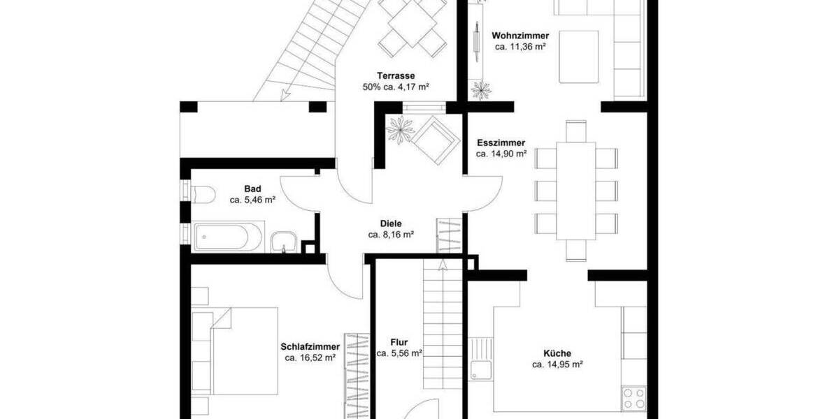Einfamilienhaus Bergisch Gladbach Schildgen - 4 Zimmer, 132 m&sup2;, 565.000&euro; | Angebot:24388240