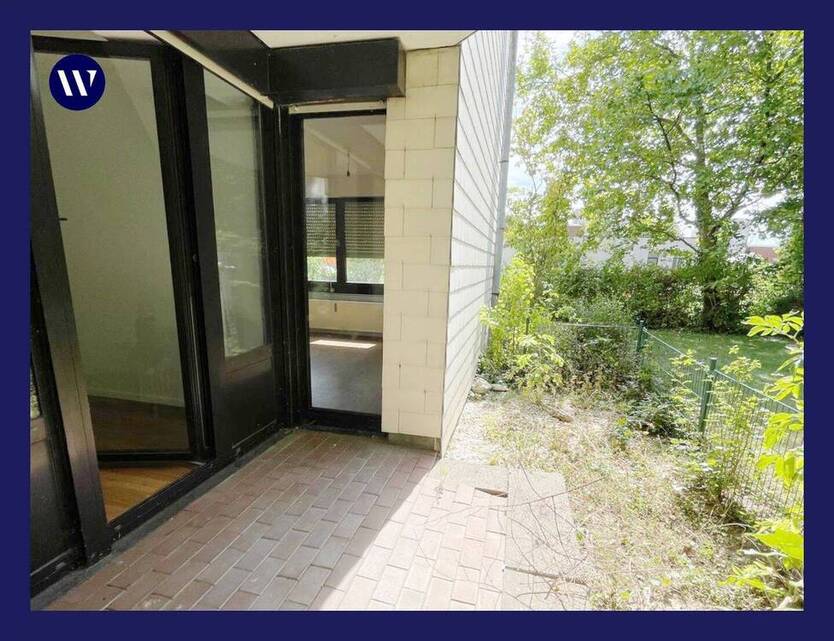 Moderne 2-Zimmer-Wohnung mit Terrasse und Blick ins Grüne, Wannenbad, separate Küche, Abstellraum 2 zimmer