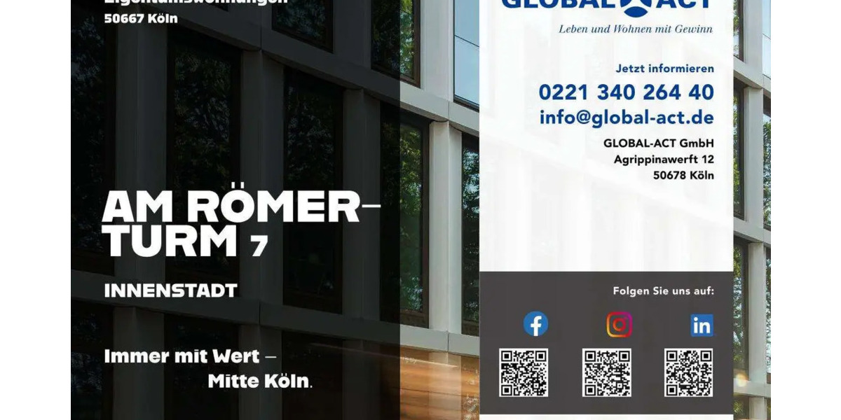 Etagenwohnung Köln Altstadt-Nord - 2 Zimmer, 33 m&sup2;, 259.000&euro; | Angebot:26418026