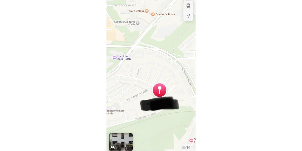 Erdgeschoßwohnung Hürth - 1 Zimmer, 650&euro; | Angebot:23083282