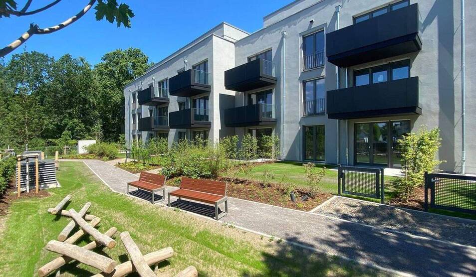 Helle Wohnung mit Balkon zum Garten 4 zimmer