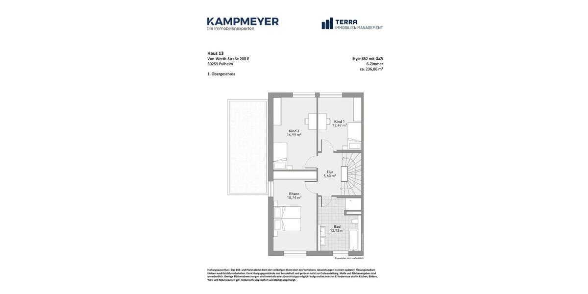 Doppelhaushälfte Pulheim - 6 Zimmer, 237 m&sup2;, 3.080&euro; | Angebot:26476058