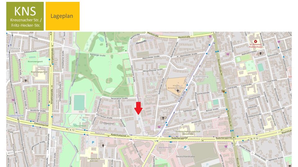 geräumige 3-Zimmer-Wohnung mit Sonnenbalkon und TG-Stellplatz im beliebten Kölner Süden 3 zimmer