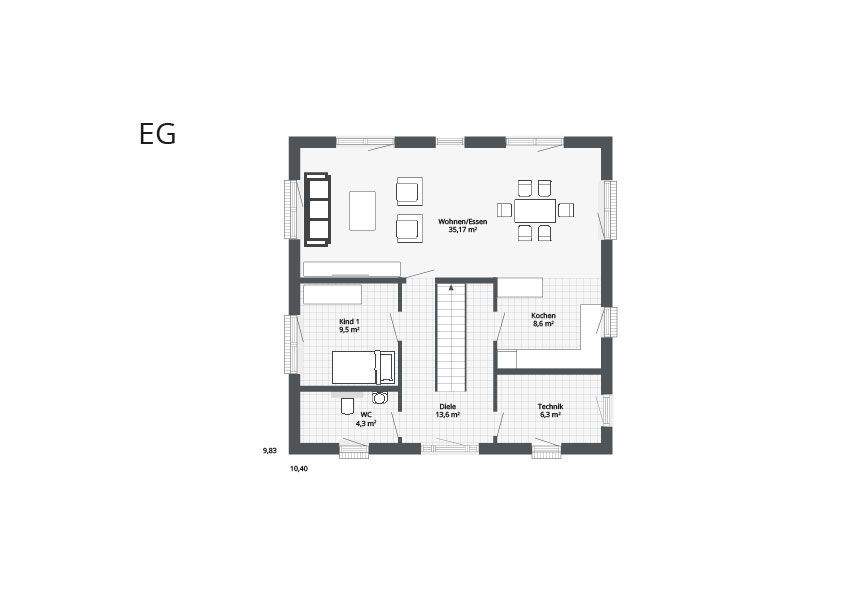 Einfamilienhaus Rommerskirchen - 6 Zimmer, 152 m&sup2;, 538.700&euro; | Angebot:24790913