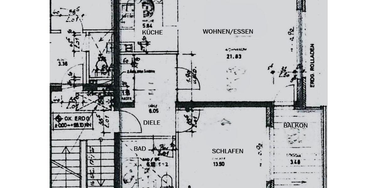 Frechen-Königsdorf - gut geschnittene 2,5-Zimmer Wohnung mit Balkon - Etagenwohnung Frechen Königsdorf | Angebot:25874456