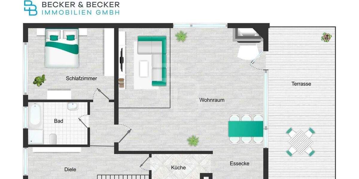 Bungalow Köln Flittard - 5 Zimmer, 104 m&sup2;, 439.000&euro; | Angebot:25155240