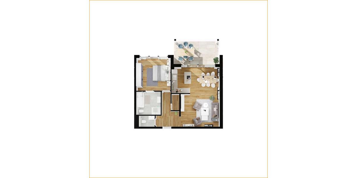 Etagenwohnung Solingen Central - 2 Zimmer, 77 m&sup2;, 1.277&euro; | Angebot:26444001
