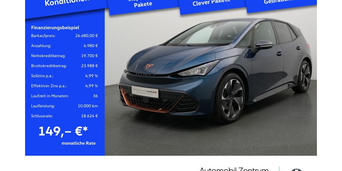 Cupra Born 24.116 km 24.980 &euro; Leverkusen 51379