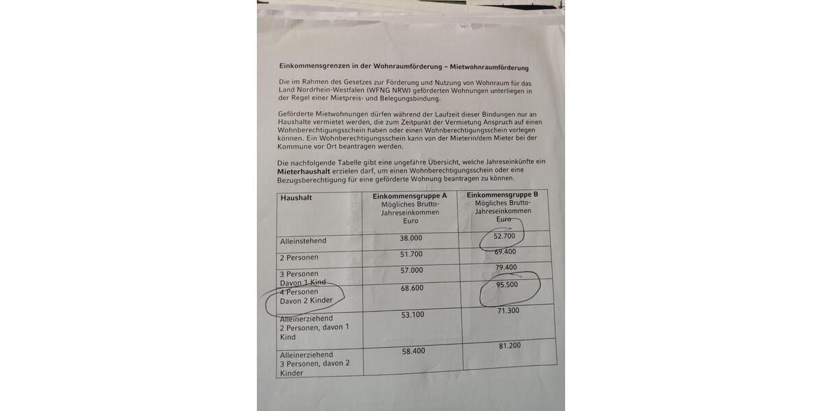 Geförderte Familienwohnung, KfW 40EE, Einkommen B, ruhig, Neubau 4 zimmer