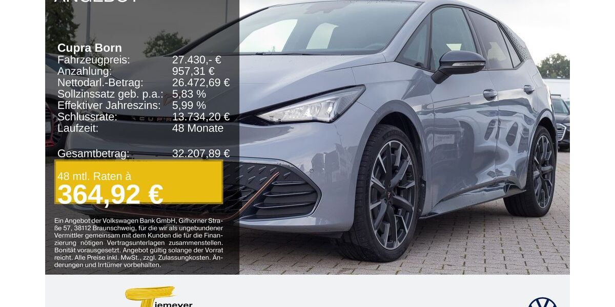 Cupra Born 19.235 km 24.980 &euro; Remscheid 42897
