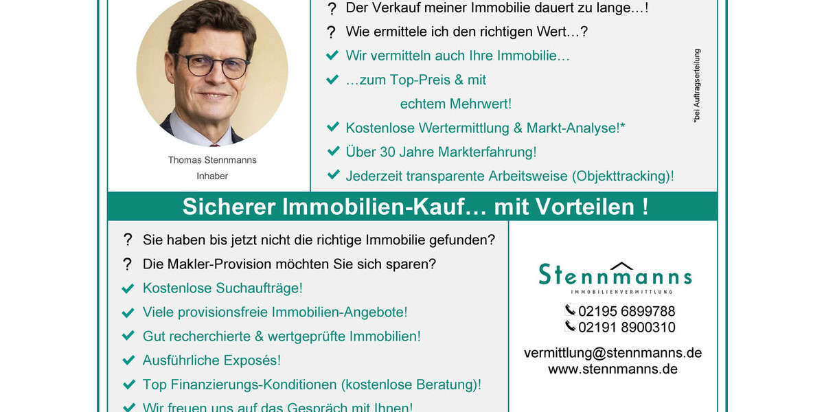 VERMIETETE TANZSCHULE ALS TOP KAPITALANLGE IN REMSCHEID-HONSBERG - Haus Remscheid / Honsberg Honsberg | Angebot:26231142