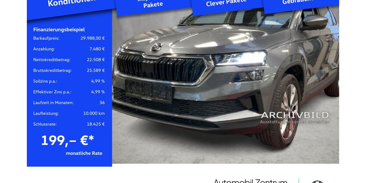 Skoda Karoq 19.979 km 29.480 € Leverkusen 51379