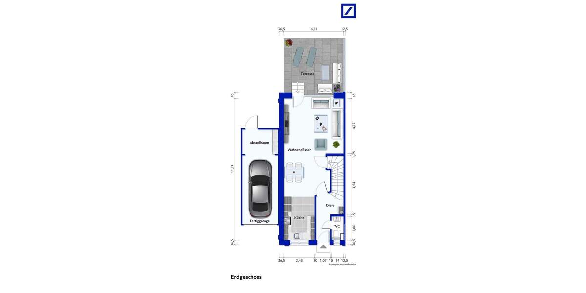 Etagenwohnung Langenfeld Richrath - 4 Zimmer, 128 m&sup2;, 540.000&euro; | Angebot:25111916