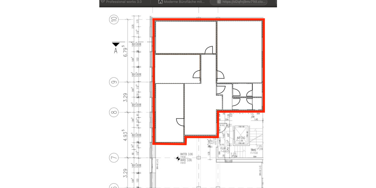 Moderne Bürofläche mit guter Verkehrsanbindung im 3. OG - direkt zimmer