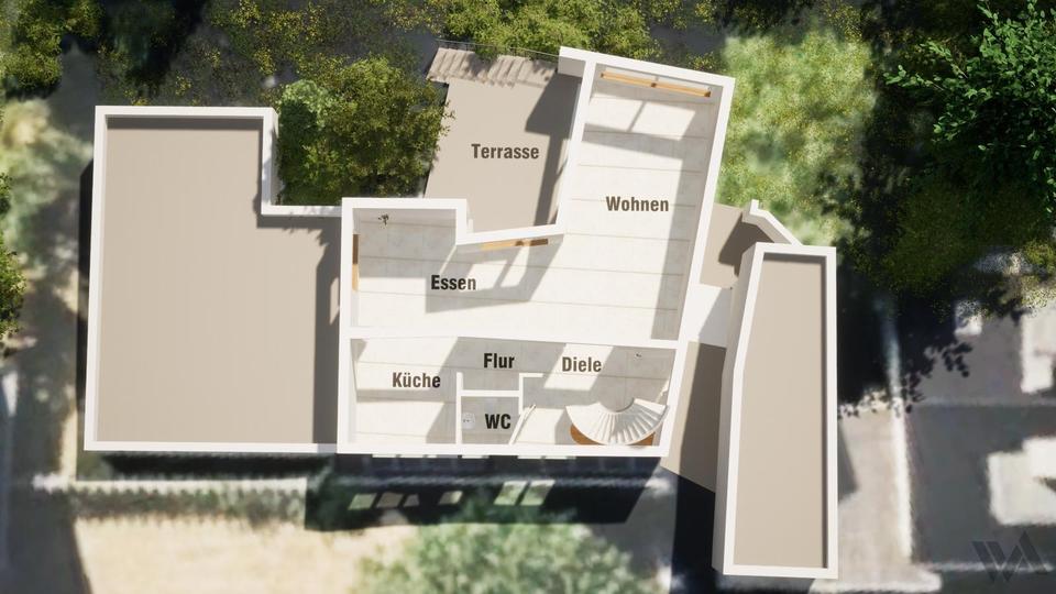 Luxuriös saniertes Einfamilienhaus mit Atelier & großem Garten zimmer