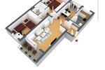 Etagenwohnung Solingen - 3 Zimmer, 74 m&sup2;, 749&euro; | Angebot:26254320