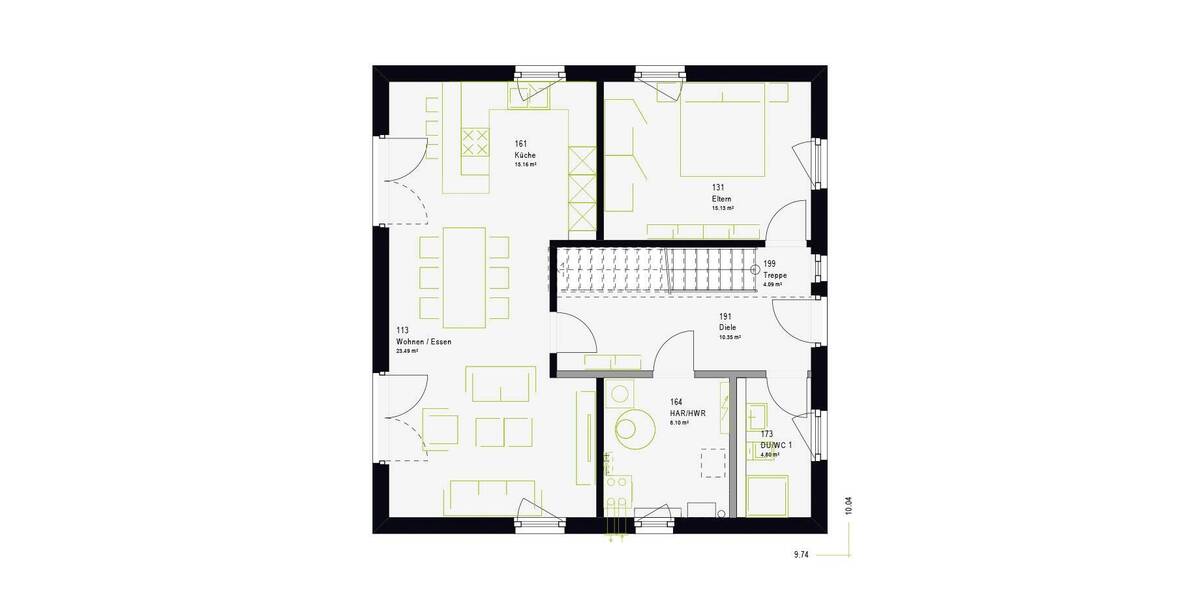 Einfamilienhaus Bergheim Niederaußem - 6 Zimmer, 111 m&sup2;, 493.997&euro; | Angebot:26779077