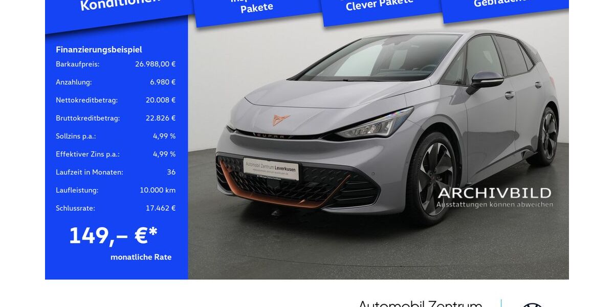 Cupra Born 20.130 km 26.988 &euro; Leverkusen 51379