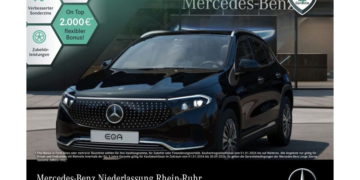 Mercedes-Benz EQA 13.948 km 38.490 &euro; Düsseldorf 40470