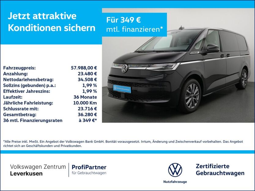 VW T7 Multivan 18.408 km 57.980 € Leverkusen 51379