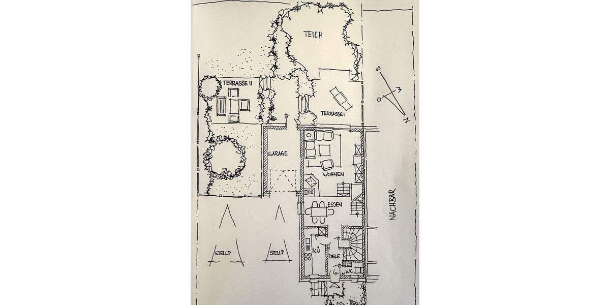 Ruheoase in einzigartiger Feldrandlage im Weißer Rheinbogen (von privat) 6 zimmer