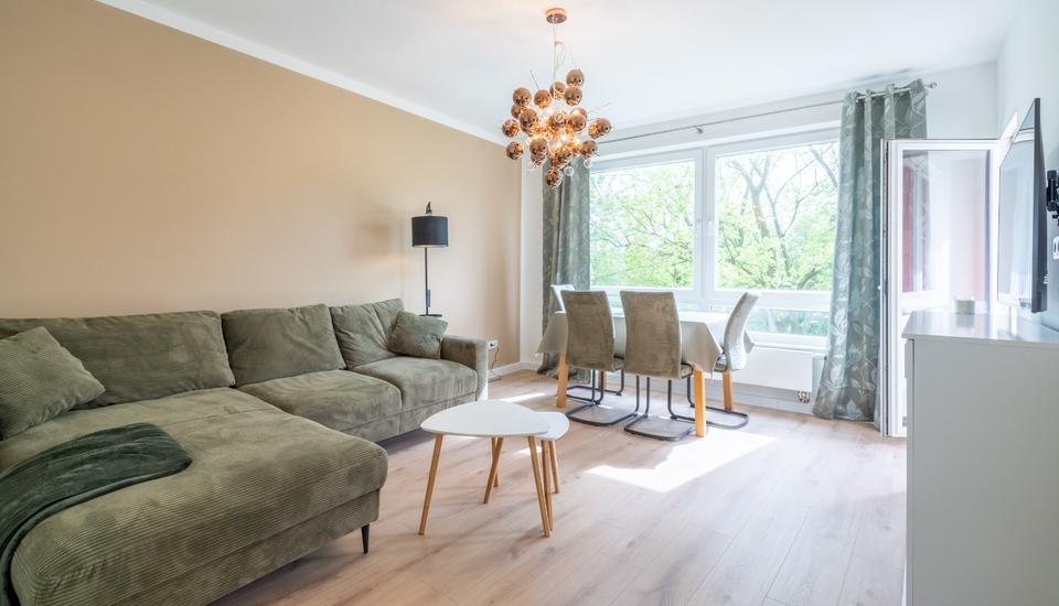 Hochwertig möblierte 2-Zimmer-Wohnung mit Balkon – all inclusive 2 zimmer