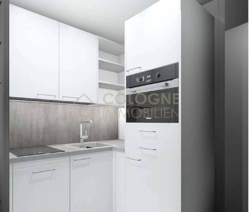 EXKLUSIVE 1,5-ZIMMER WOHNUNG IN KÖLN AM STADTWALD (BRAUNSFELD) MIT NEUWERTIGER KÜCHE 1 zimmer