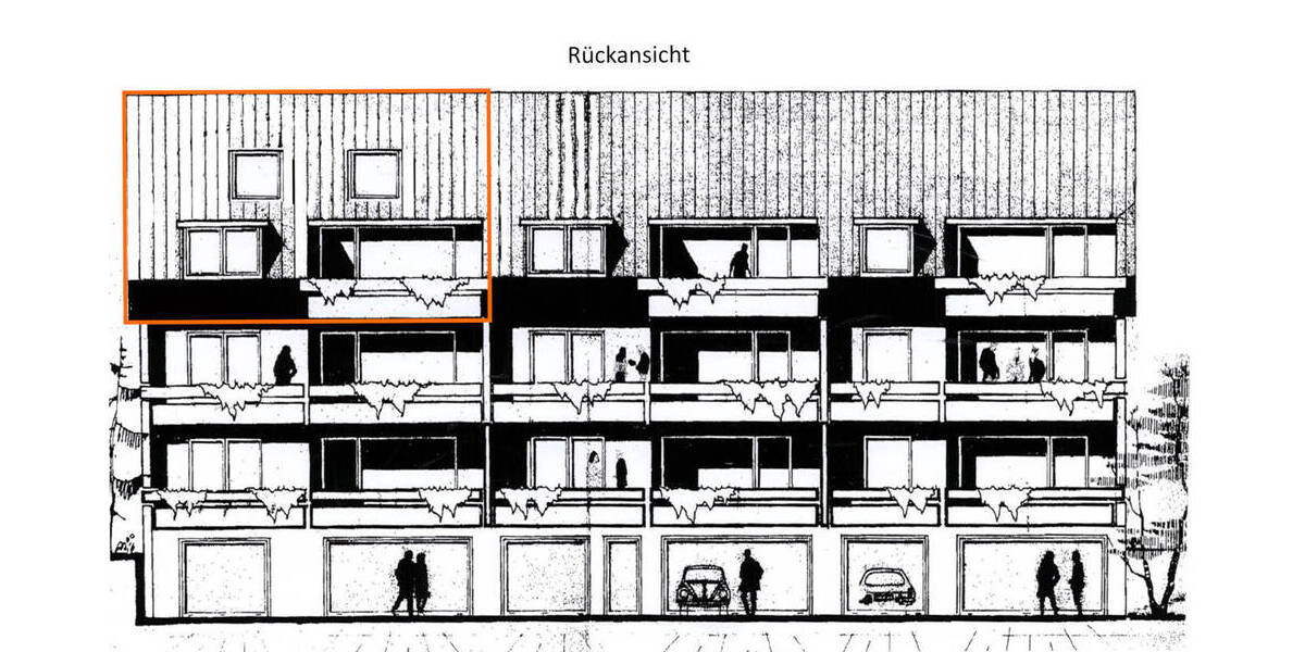 Gut vermietete 2-Zimmer-Dachgeschosswohnung mit Balkon u. Garage im Herzen von Burscheid 2 zimmer