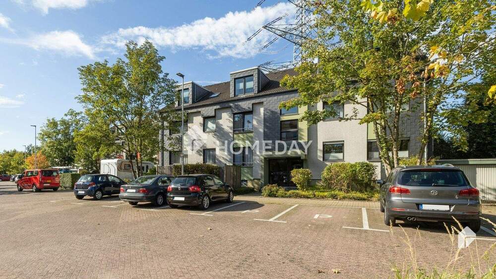Ideal geschnittene 2-Zimmer-Wohnung mit West-Balkon, Stellplatz und Erbpacht nahe der Hildener Heide 2 zimmer