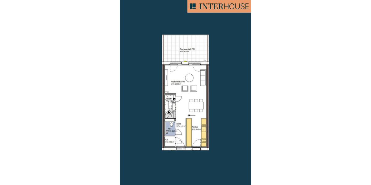 Reihenhaus Köln Porz - 6 Zimmer, 138 m&sup2;, 1.980&euro; | Angebot:23792736